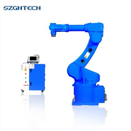 Robot controller system:
1)Structural optimization algorithm suitable for the body control of various types of structure.
2)Modular setting of functionssuitable for diverse applications. 8-axis control realizes the control of external axes (traveling axes and positioner).