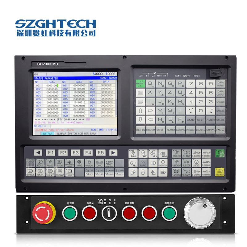CNC Controller, including economic type, standard type, high-performance type and Modbus type( which can support EtherCAT/Powerlink). It can be 16 axes at max.